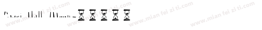 Swei Half Moon字体转换